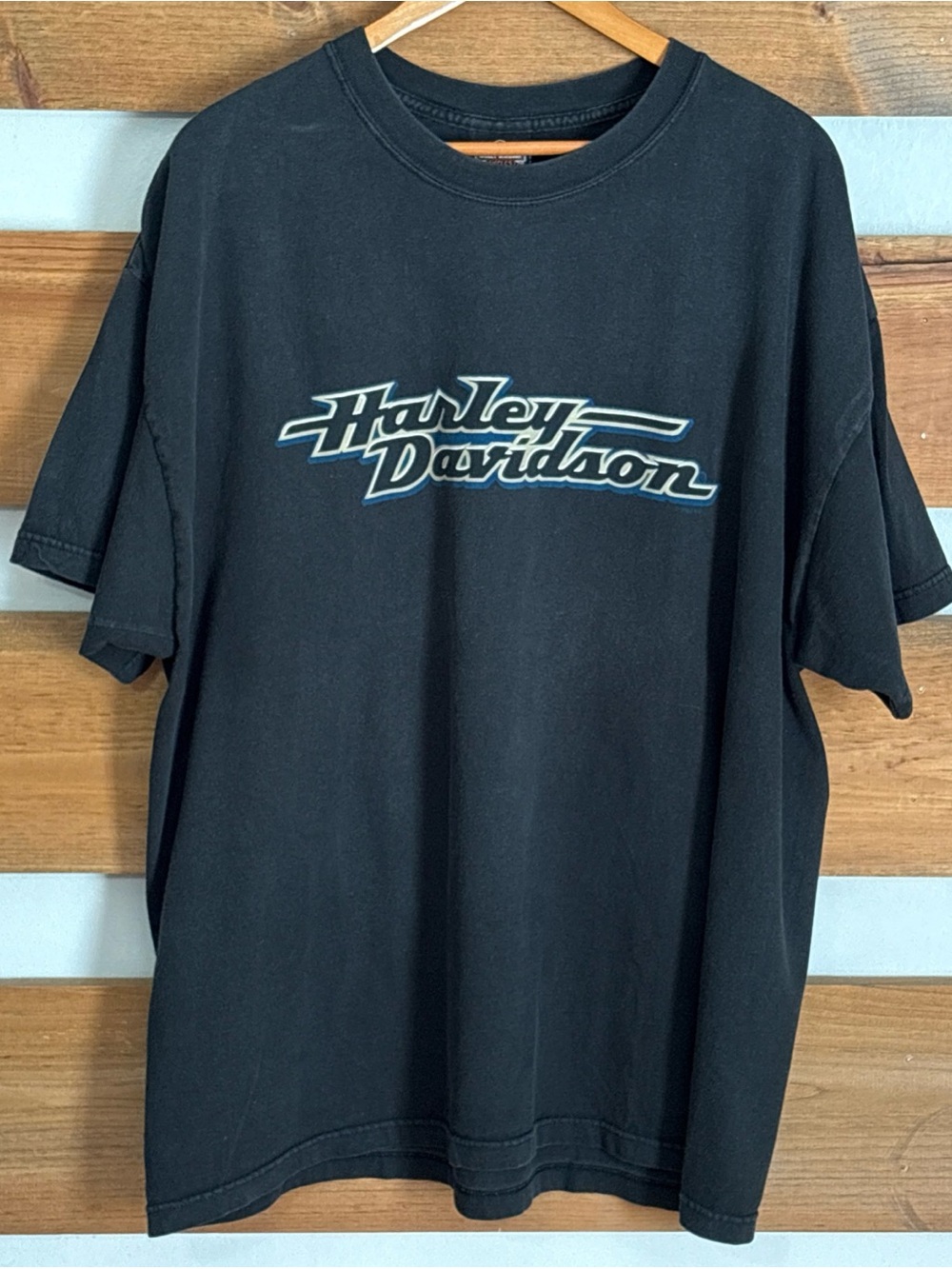 Harley Davidson Black Short Sleeve Graphic Tee Ketchjkan Alaska Bikercore XL